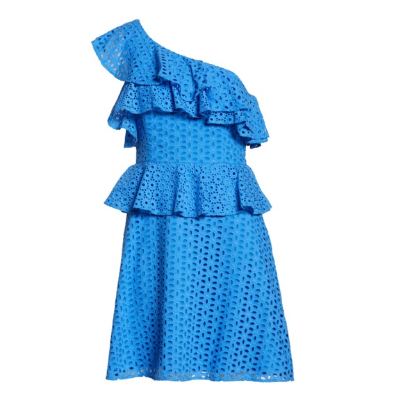 Lily Pulitzer Josey Eyelet One-Shoulder Dress - Picture 2 of 11
